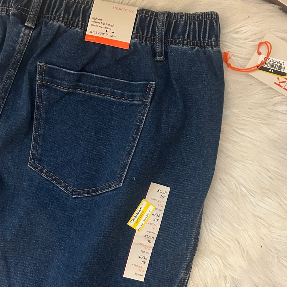 NWT Knox Rose Dark Indigo Straight Leg stretchy Jeans - Picture 7 of 7